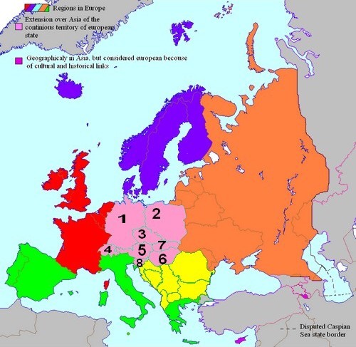 Mitteleuropa Quelle: Wikipedia